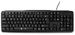 Клавиатура проводная Oklick 130M, USB, черный