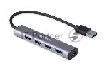 USB-концентратор Gembird UHB-C484, USB, 4хUSB, USB/USB Type-C