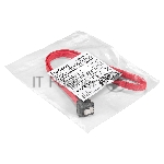 Кабель SATA ExeGate EX-CC-SATADATA90-0.5L (7pin/7pin, угловой разъем, металлические защелки, 0,5м)
