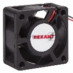 Вентилятор для корпуса Rexant RX 4020MS 24VDC черный, 40 мм, 6800 об/мин, 28 дБ, 2 pin