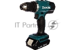 Дрель-шуруповерт Makita DDF453SYE, 18 В, 1,5 Ач, 42 Нм, щеточный