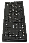 Клавиатура беспроводная Acer OKR010, USB, Радиоканал, черный