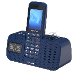 Мобильный телефон Maxvi RT-03 + док-станция, синий