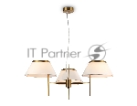 Люстра Ambrella light LH72471/3 BS/WH латунь/белый Е14/3 max 40W D800*290-1080