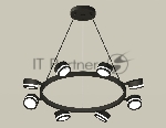 Светильник Ambrella light XB9198200/8 SBK/FR черный песок/белый матовый GX53 (C9198, N8415)