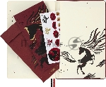 Блокнот Moleskine LIMITED EDITION ГОД ЛОШАДИ LECNYHRSQP060B 130х210мм обложка текстиль 176стр. линейка бордовый, вид 2