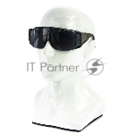 Очки защитные открытого типа, затемненные, ударопрочный поликарбонат Россия Сибртех