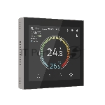 Умный сенсорный терморегулятор с LCD дисплеем (дымчатый) W1851104