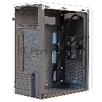Компьютерный корпус MiniTower Ginzzu B185 White mATX,2xUSB2.0, белый,w/o PSU, w/o fan (Ginzzu B185)