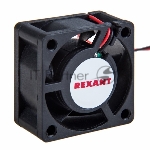 Вентилятор для корпуса Rexant RХ 4020MS 12VDC черный, 40 мм, 6900 об/мин, 28 дБ, 2 pin