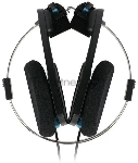Проводные наушники KOSS Porta Pro Classic черный/голубой, накладные, проводной, складная конструкция, вид 3