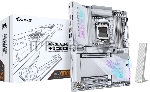 Материнская плата Gigabyte X870E AORUS PRO X3D ICE, AM5, AMD X870E, 4xDDR5, 4xSATA, 4xM.2, 1xPCIe 5.0 x16, 1xPCIe 4.0 x16, 1xPCIe 3.0 x16, 1xHDMI, 1x5Gb LAN, Wi-Fi 7, Bluetooth 5.4, 2xUSB-C 40Gbps (USB4), 2xUSB-C 10Gbps, 5xUSB-A 10Gbps, 3xUSB-A 5Gbps, 3x3.5 мм + S/PDIF оптический, 7.1, белый, ATX