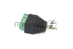 Сборный штекер microJack 2.5 мм 2 канала