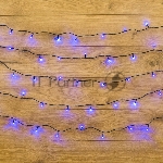 Гирлянда Neon-night "Твинкл Лайт" 4 м, темно-зеленый ПВХ, 25 LED, синий