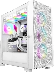 Компьютерный корпус PcCooler C3D510 WH ARGb белый без БП ATX 3x120мм 2xUSB3.0 1xUSB3.1 audio bott PSU