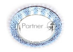 Встраиваемый точечный светильник G296 CL/CLD хром/прозрачный GX53+3W(LED COLD)