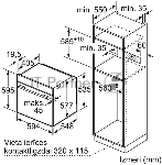 Встраиваемый духовой шкаф электрический Bosch HBG7721B1 черный, вид 10