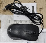 (Из ремонта, рабочая, гарантия 7 дней) Мышь проводная Defender Optimum MB-160 черный, 1000 dpi, USB, кнопки - 3