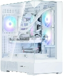Компьютерный корпус ZALMAN P40 Prism, ATX, белый, WINDOW, 2x3.5", 3x2.5", 1xUSB TYPE-C, 2xUSB 3.0, REAR 1x120мм ARGb