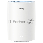 Бесшовный Mesh роутер Cudy M1200(1-Pack) AC1200 10/100BASE-TX белый