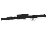 Трековый линейный светильник GL4005 BK черный IP20 15W 4000K 48V 120° 454*22*45