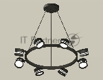 Светильник Ambrella light XB9198202/8 SBK/FR черный песок/белый матовый GX53 (C9198, N8478)