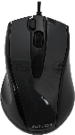 Мышь проводная A4Tech N-500FS черный, 1200 dpi, USB, кнопки - 4