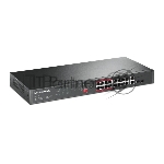 Коммутатор Mercusys MS118CP, 16×100 Мбит/с PoE + 2×1 Гбит/с, неуправляемый