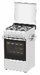 Плита газовая Darina 1B1 GM 441 008 W белый/черный, конфорок 4 шт, духовка 50 л, 50 см x 85 см x 51 см