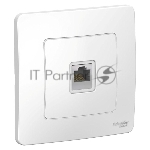 Розетка компьютерная СП Blanca RJ45 кат.5e бел. SchE BLNIS045001