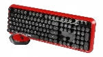 Комплект клавиатура+мышь Smartbuy 620382AG-RK беспроводной, USB, 1600 DPI, чёрно-красный