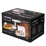 Мясорубка электрическая Endever Sigma-106, мощность 2000 Вт, в комплекте 3 решетки и 3 насадки, бежевый, 2 шт/уп