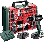 Дрель-шуруповерт Metabo BS 18 L BL Set, 18 В, 2 Ач, 65 Нм, щеточный, вид 4