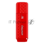 Флешка USB Smartbuy Dock Red (SB16GbDK-R), 16Gb, USB 2.0, R/W 15/5, красный