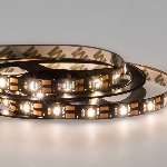 Лента LED с USB коннектором 5 В, 8 мм, IP65, SMD 2835, 60 LED/m, цвет свечения теплый белый (3000 K)
