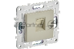 Розетка компьютерная IEK SKANDY SK-K01B RJ45 кат.5E бежевый SK-K10-1-K10