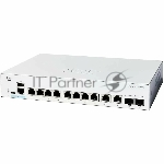 Коммутатор Cisco C1300-8T-E-2G, 8×1 Гбит/с + 2×1 Гбит/с Combo (RJ45/SFP), управляемый