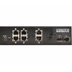 Коммутатор OSNOVO SW-8062/IC, 6×1 Гбит/с PoE + 2×1 Гбит/с SFP, неуправляемый