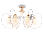 Светильник Ambrella light TR3120/6 WH/GD белый/золото E27 max 40W D850*480