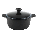 Кастрюля Maunfeld Osvald MF22SVLD03CR универсальная из литого алюминия со стеклянной крышкой, 3 л
