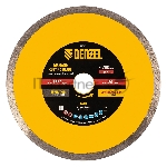 Диск алмазный сплошной Denzel супертонкий, 200 х 25,4 мм, горячее прессование, мокрое резание