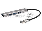 Переходник USB 3.0 -->USB3.0+3 USB2.0, Aluminum Shell, 0.2м Telecom TA308U