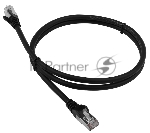 Патч-корд LANMASTER LSZH FTP cat.6, 3.0 м, черный