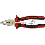 Плоскогубцы MATRIX NICKEL, 200 мм, никелированные, двухкомпонентные рукоятки 16906