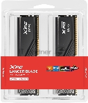 Оперативная память XPG Lancer Blade, DDR5, 32GB (2x16GB), 6400MHz, CL32, DIMM, с радиаторами, RGB, черный, вид 6