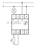 Фотореле AZ-B (выносной герметичный фотодатчик IP65 монтаж на DIN-рейке 2 модуля 230В 16А 1НО IP20)(аналог ФР-7Е) F&F EA01.001.009