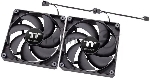 Комплект вентиляторов для корпуса Thermaltake CT120 (2 шт.) черный, 120 мм, 2000 об/мин, 25.8 дБ, 4 pin