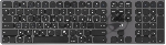 Клавиатура Oklick K867W беспроводная, Bluetooth, радиоканал, серый