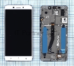 Дисплей для Asus ZenFone 3 Laser ZC551KL белый с рамкой