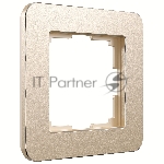 Рамка на 1 пост Platinum (шампань) W0012611